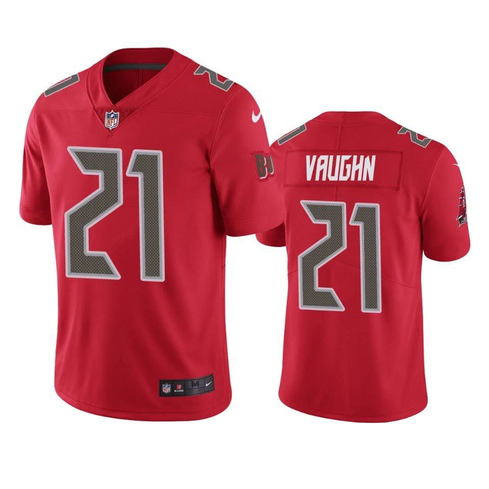 Men Tampa Bay Buccaneers #21 Ke Shawn Vaughn Nike Red Color Rush Limited NFL Jersey
